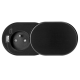 GNIAZDO MEBLOWE ORNO OR-GM-9042/B Ø6cm KABEL 1,9m 2xUSB